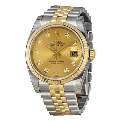 Oyster Champagne Dial Men's Watch